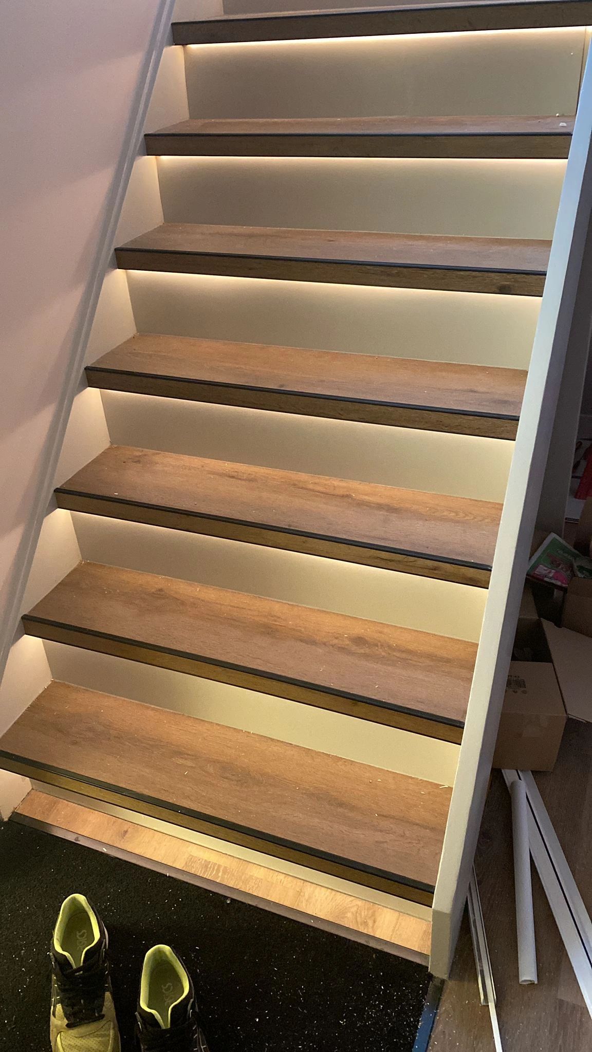 Trapverlichting COB led strip Warm Wit complete set 50 CM