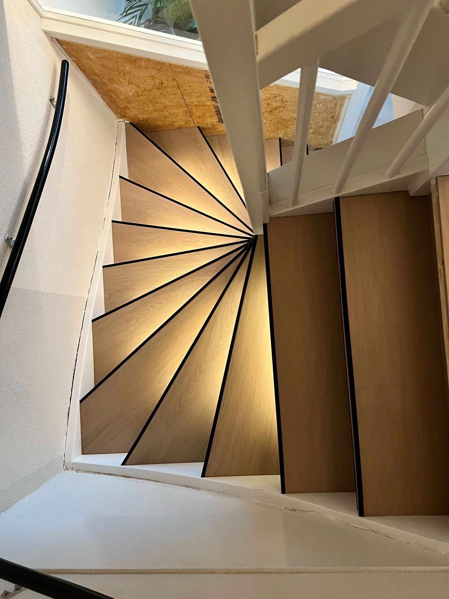 Trapverlichting COB led strip Warm Wit complete set 50 CM