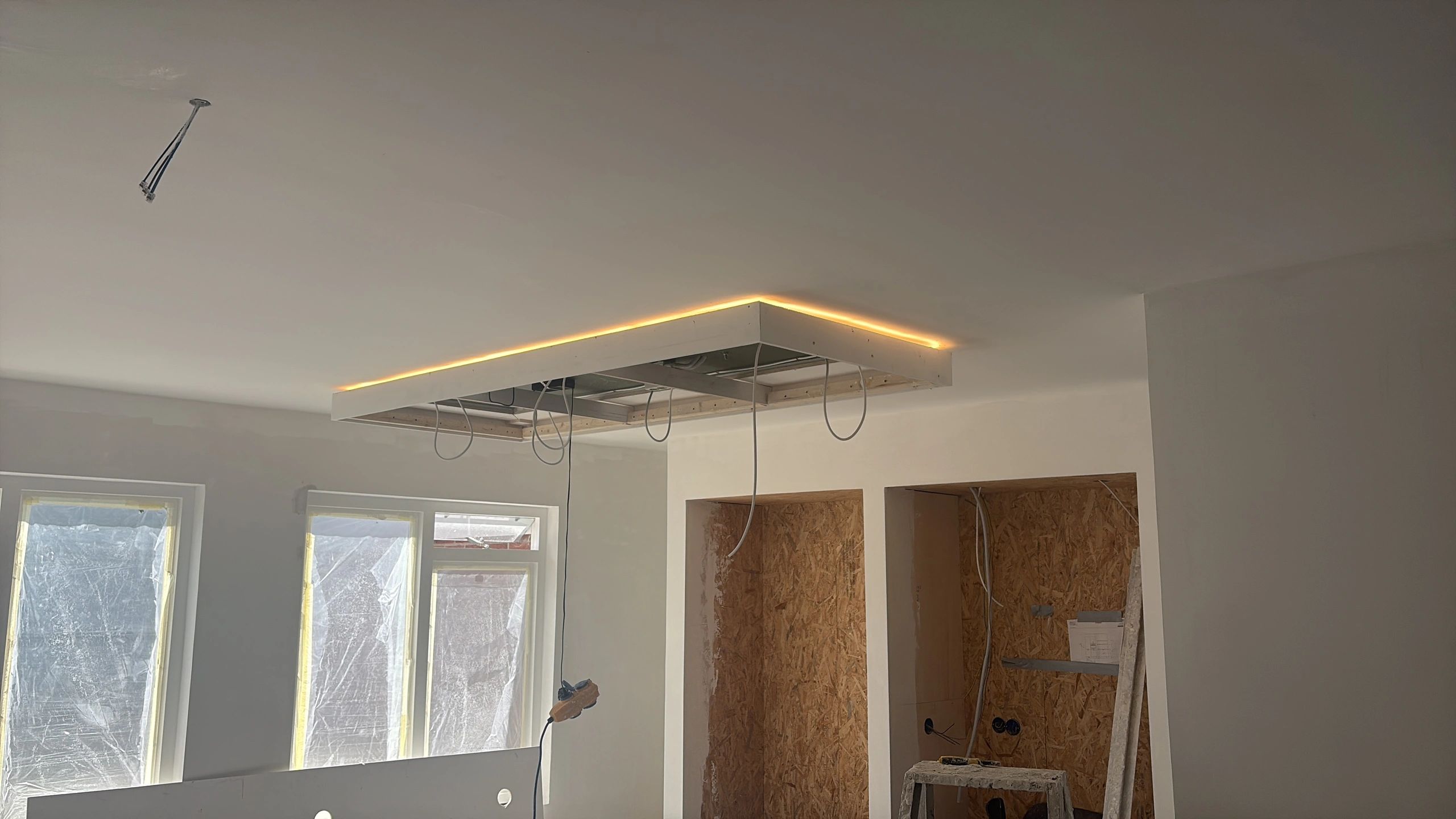 1 meter led strip Warm Wit Pro - complete set