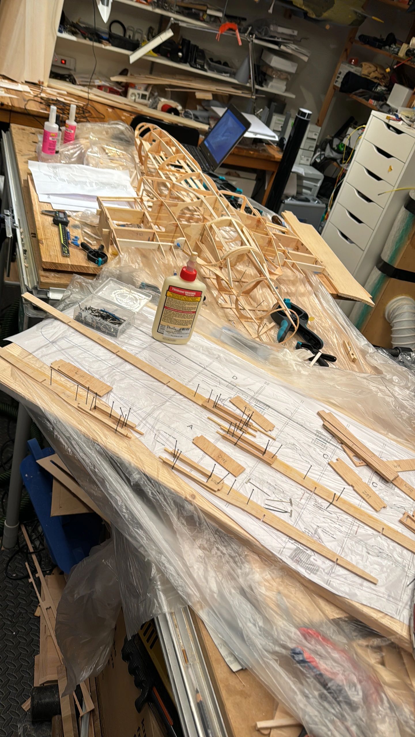 4 METER - 480 LEDS complete led strip set Warm Wit