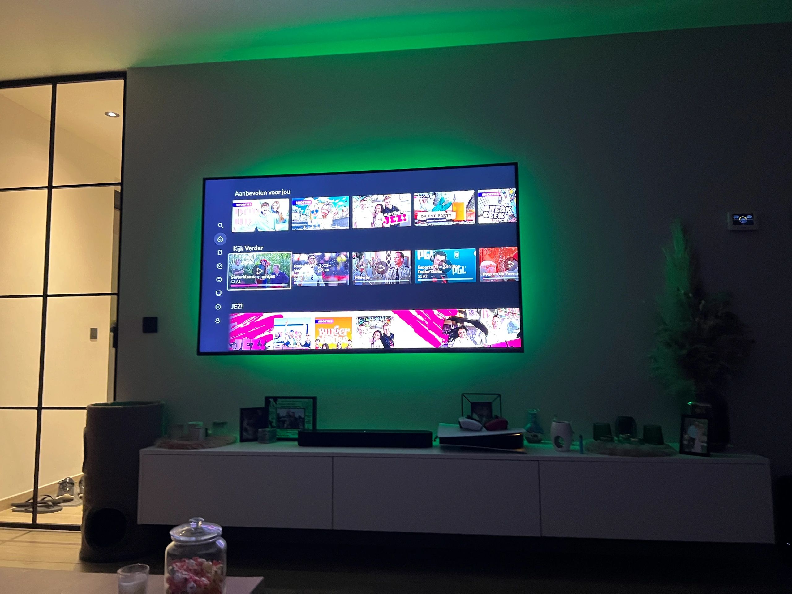 TV led strip set met 4 RGB strips voor TV’s van 32 tot 40 inch