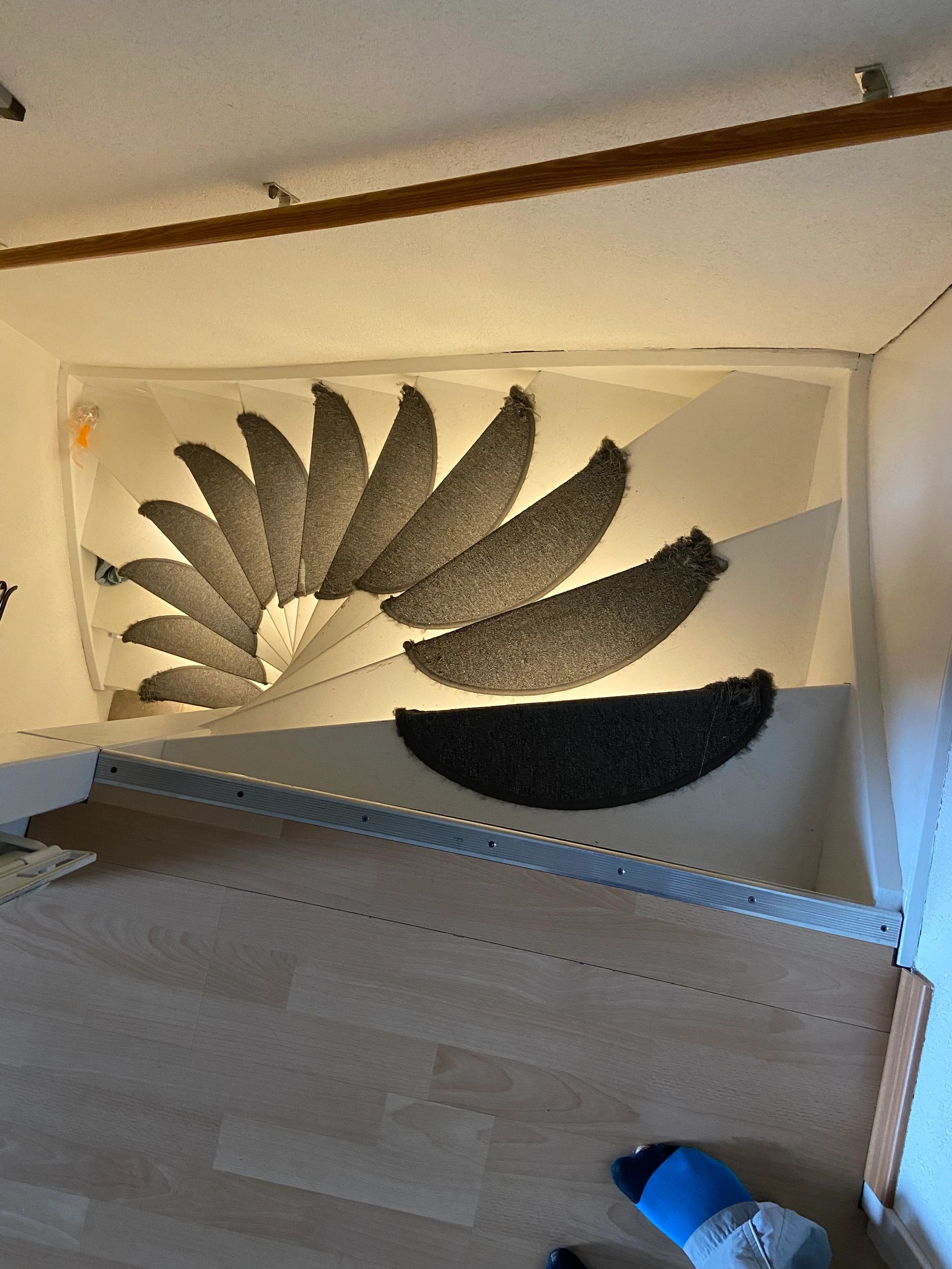 Losse trapverlichting led strip in profiel Warm Wit