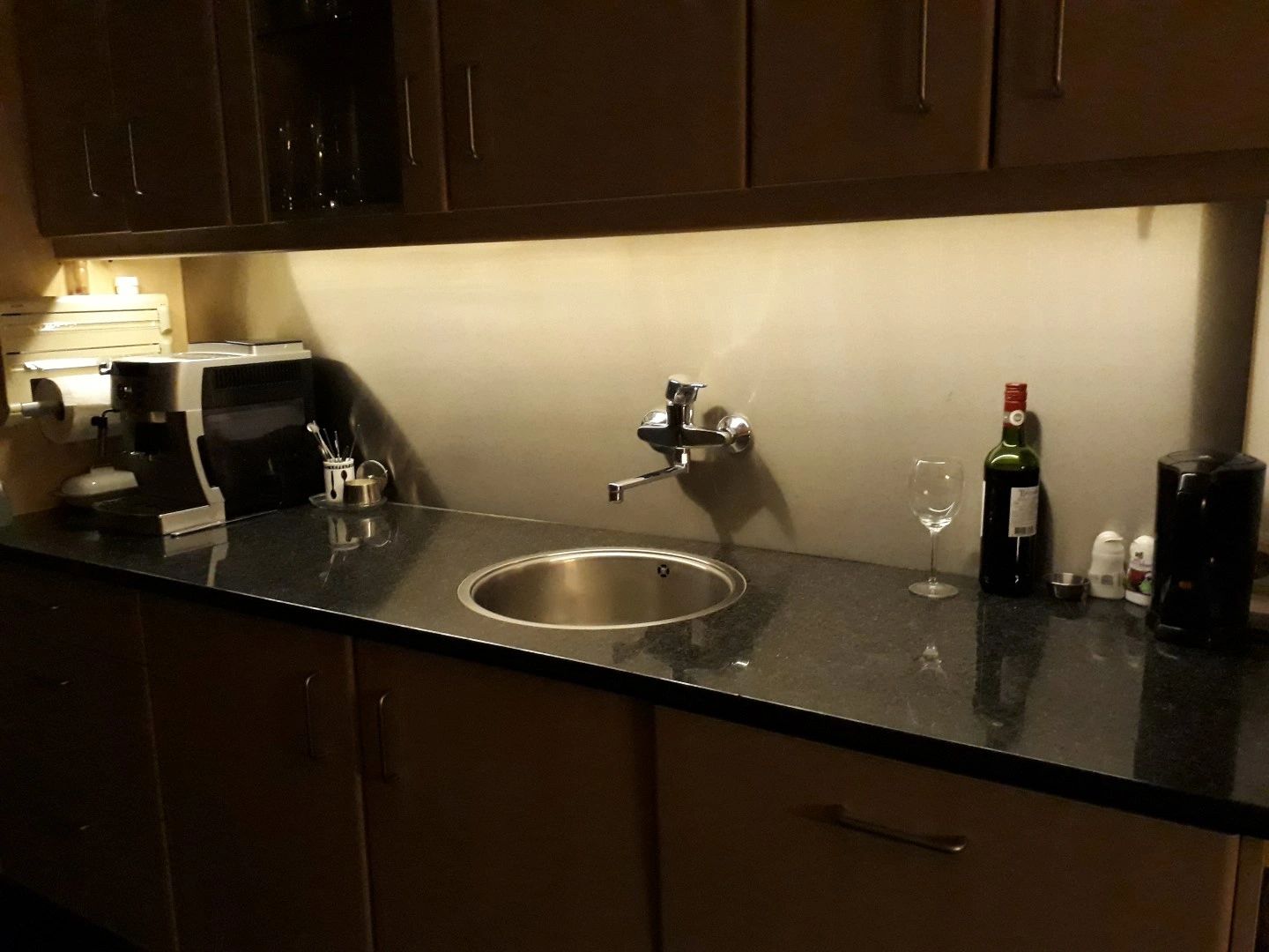 Aluminium ledstrip profiel opbouw 2M - 7 mm hoog - compleet met afdekkap