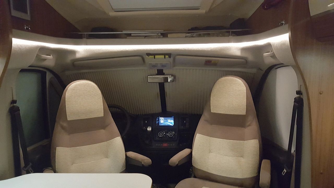 3 meter Neon LED Flex Midi recht Warm Wit - complete set neon verlichting