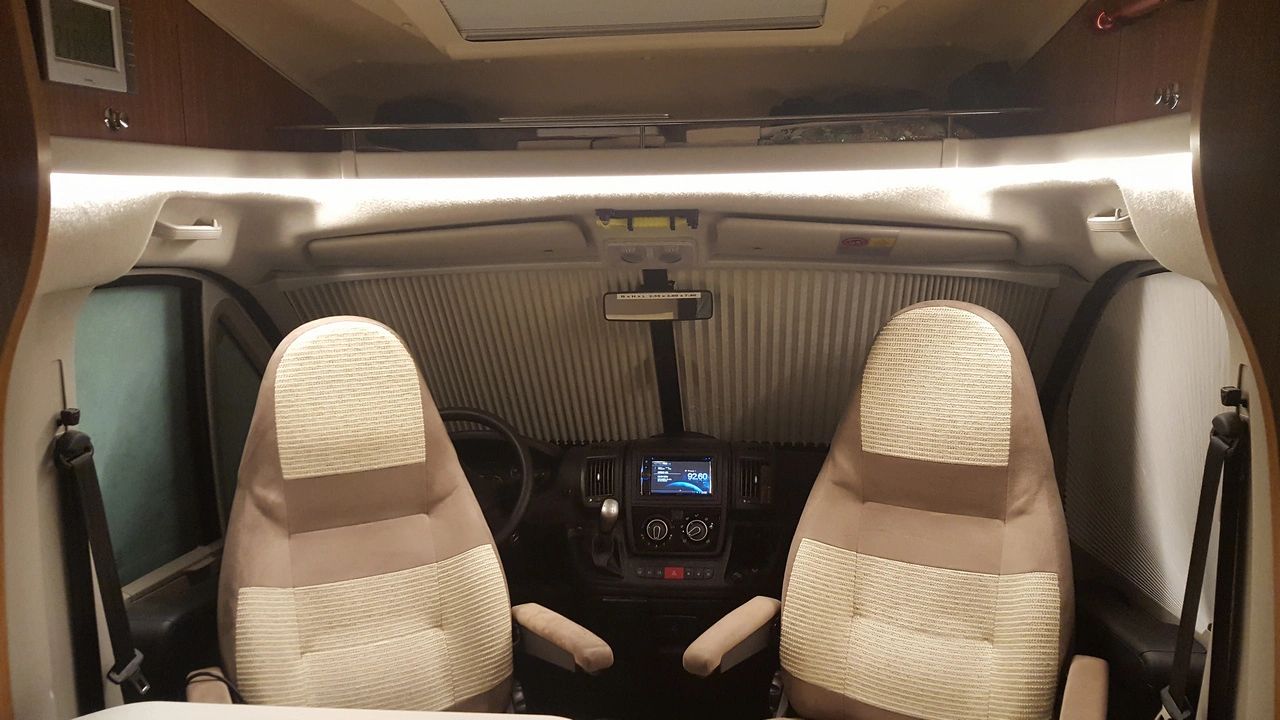 3 meter Neon LED Flex Midi recht Warm Wit - complete set neon verlichting