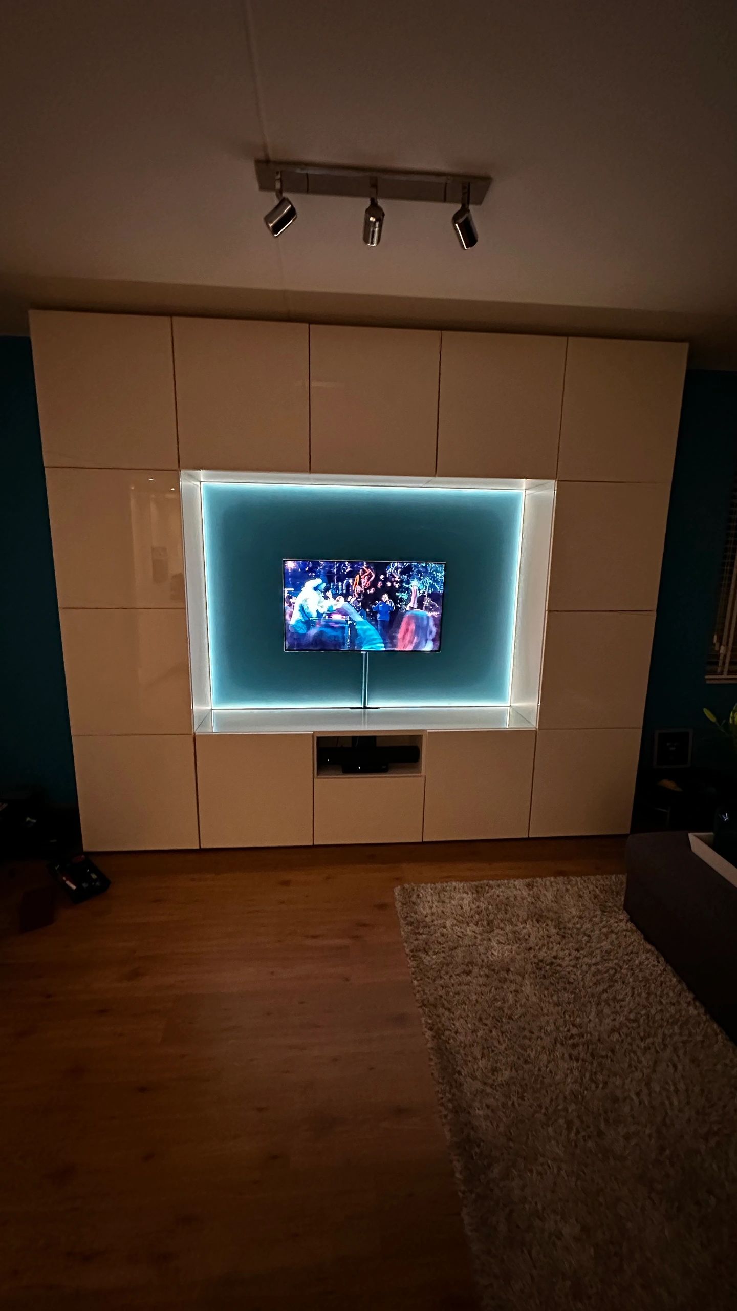 1 meter led strip Warm Wit Pro - complete set