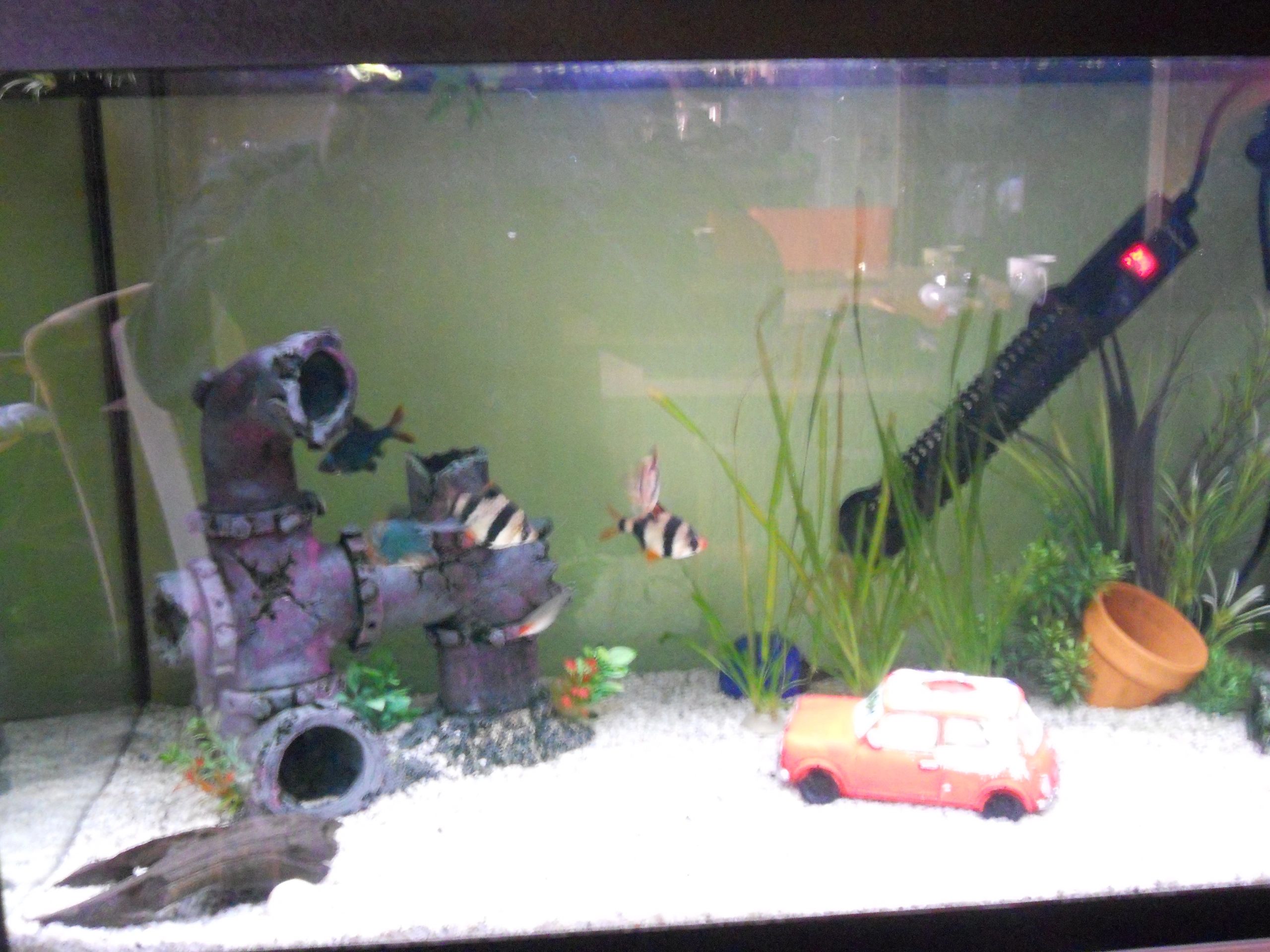 50 t/m 70 cm HELDER WIT complete set aquarium led strip