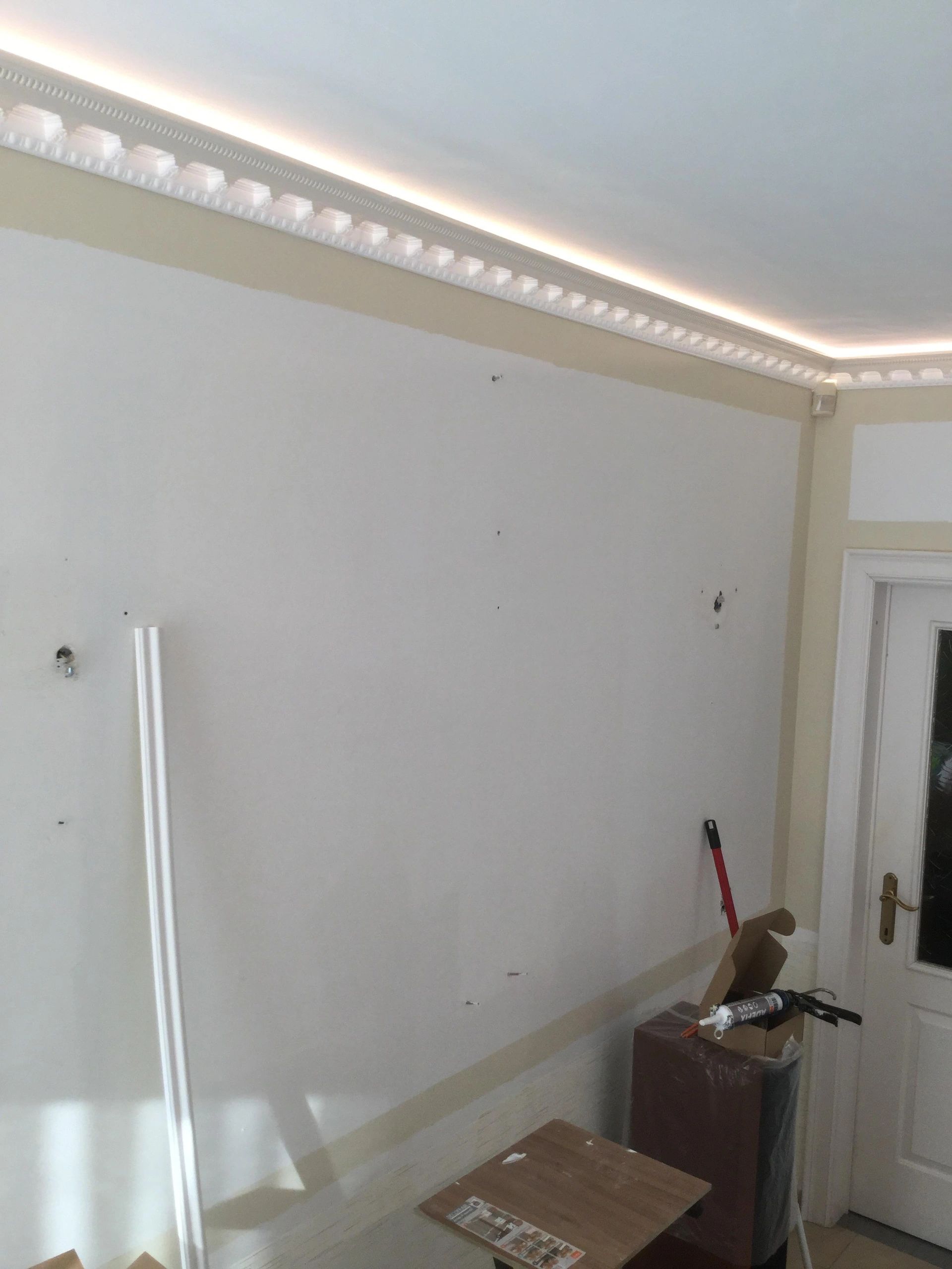 8 meter led strip Warm Wit Pro 420 - complete set