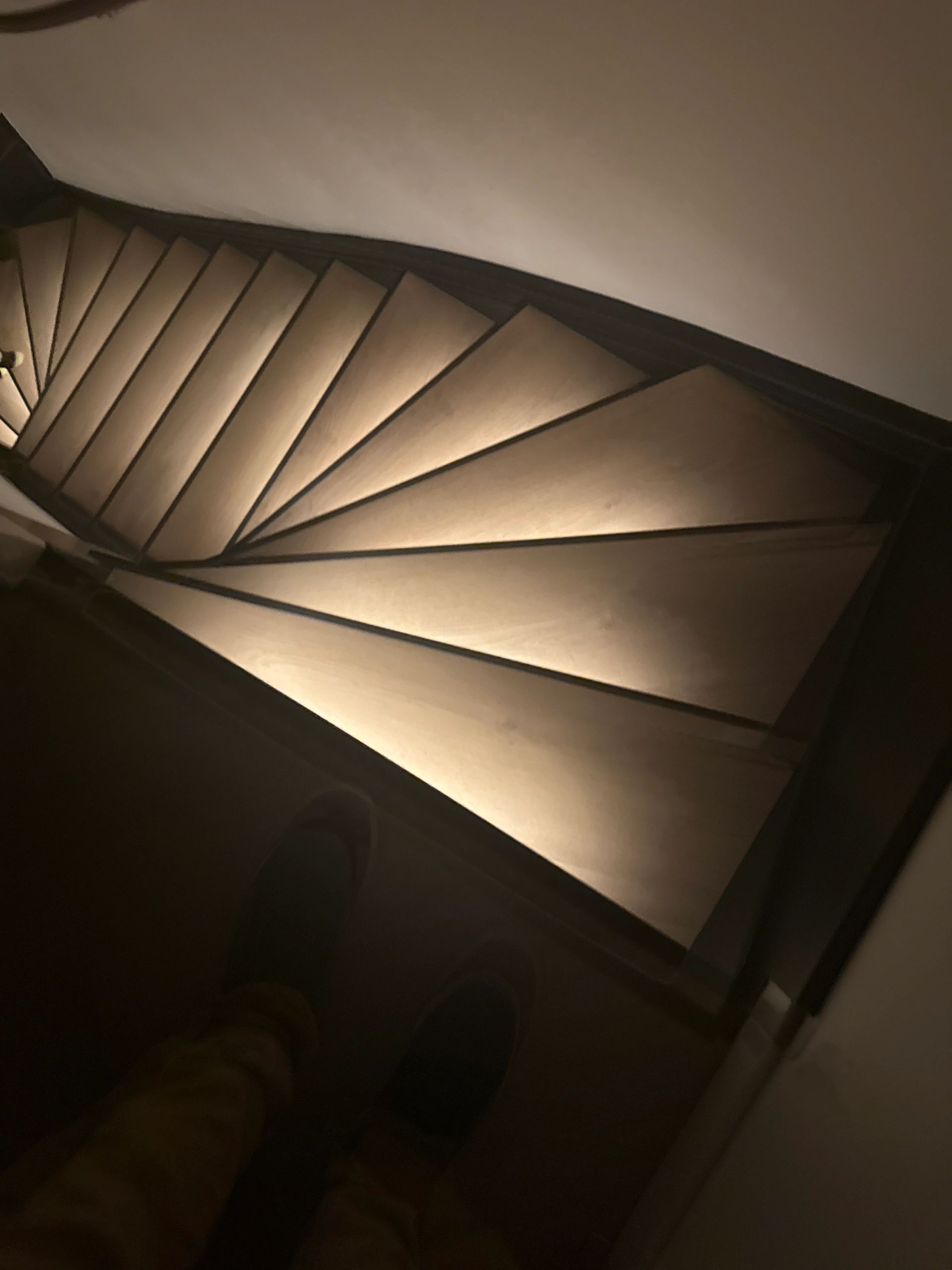 Led trapverlichting set Premium - Led strip set met profiel - Warm wit 130 cm
