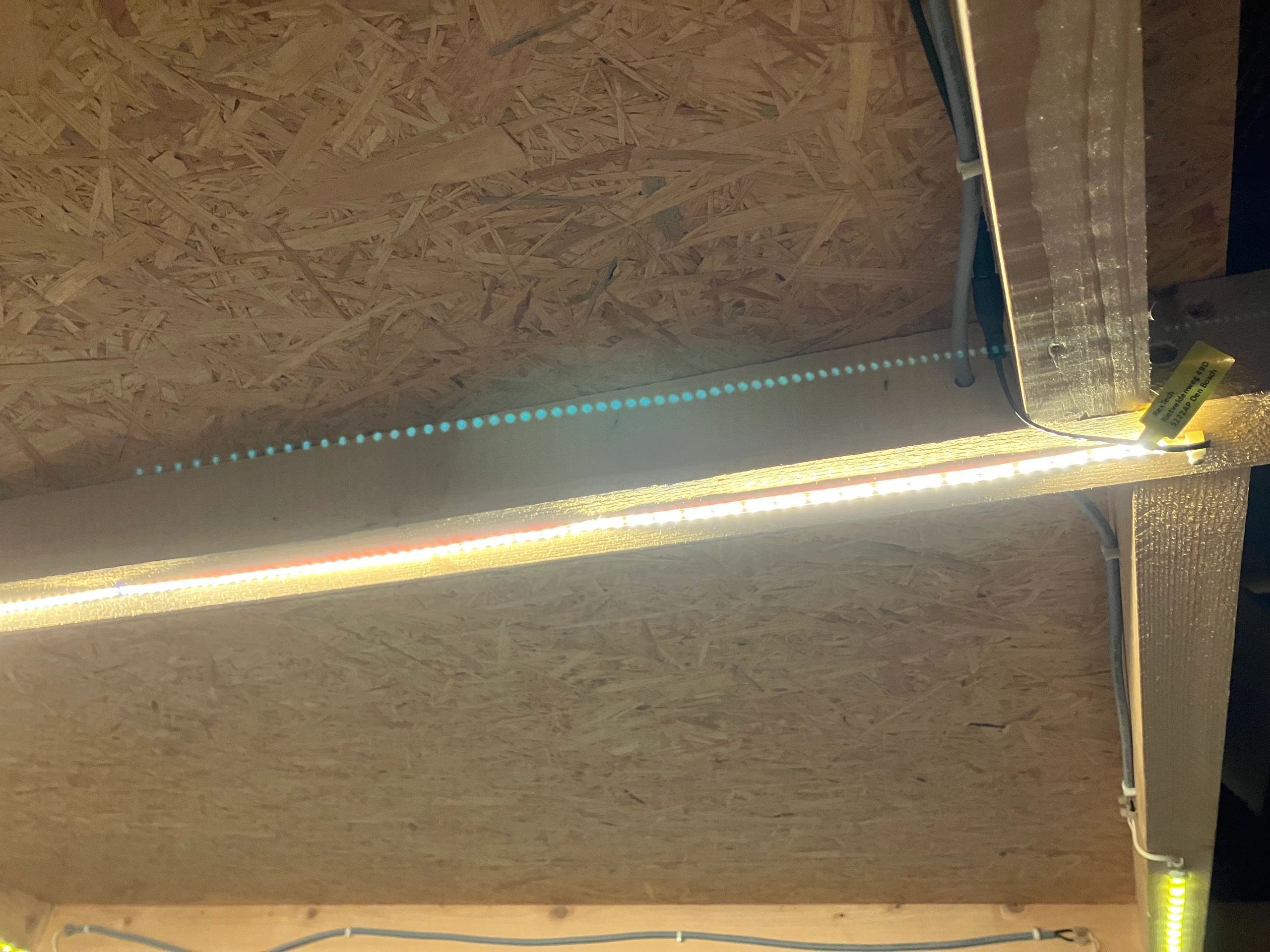 Ledstrip 20 meter warm wit - Complete set Basic  - 128 leds p/m