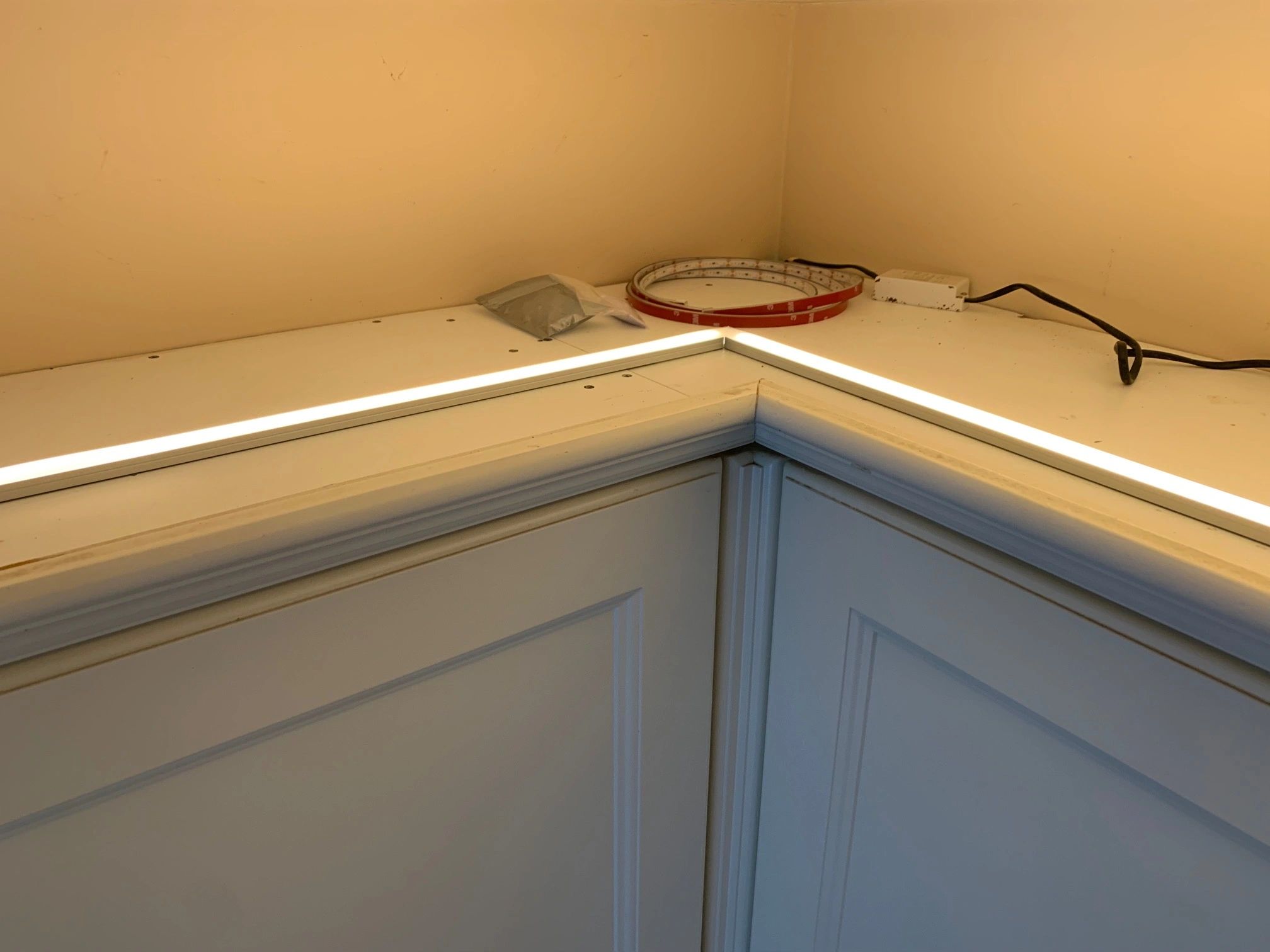 Led strip profiel breed opbouw laag 4 meter