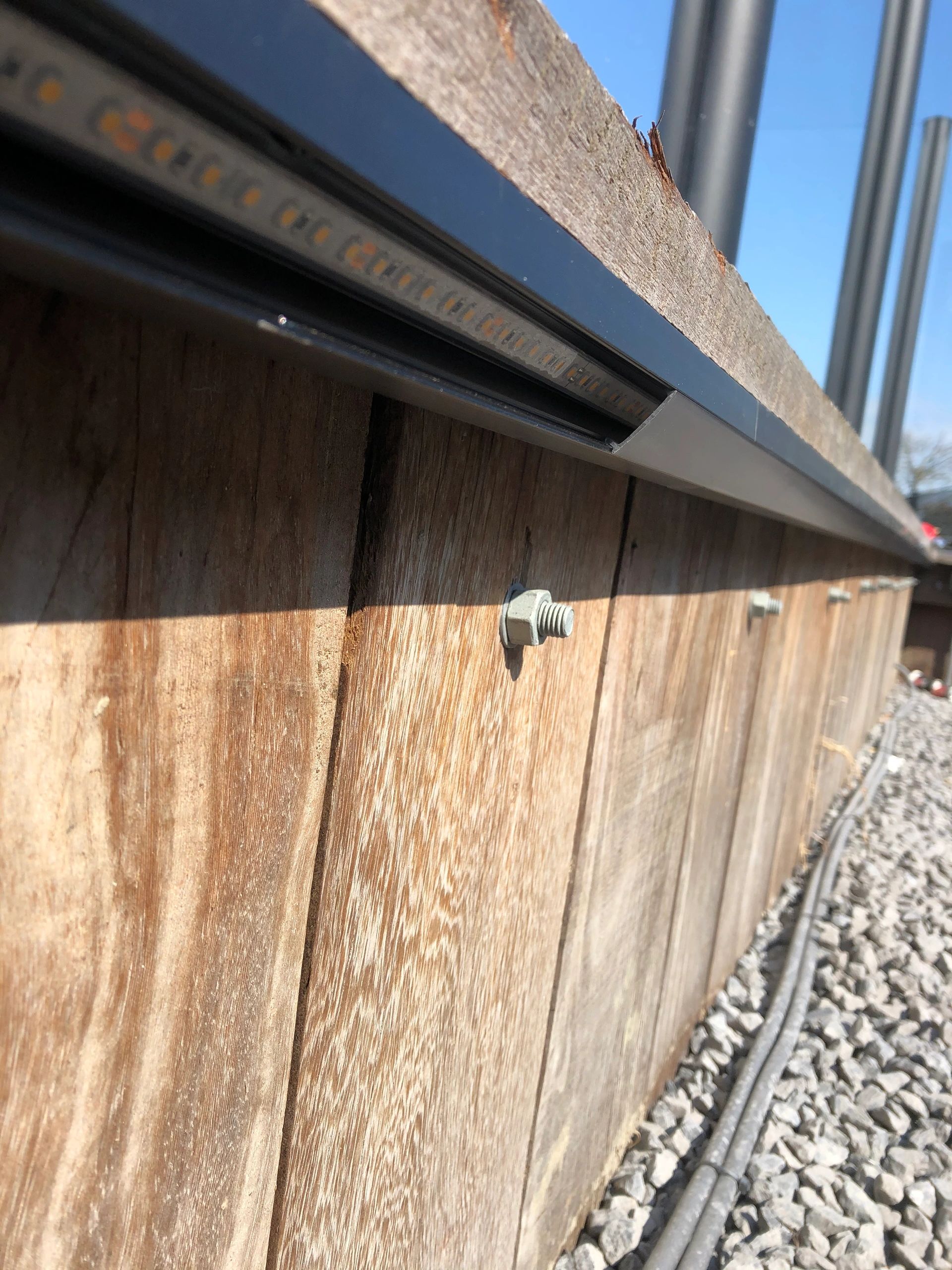 Ledstrip hoekprofiel zwart - Slim line - compleet inclusief afdekkap 1 meter