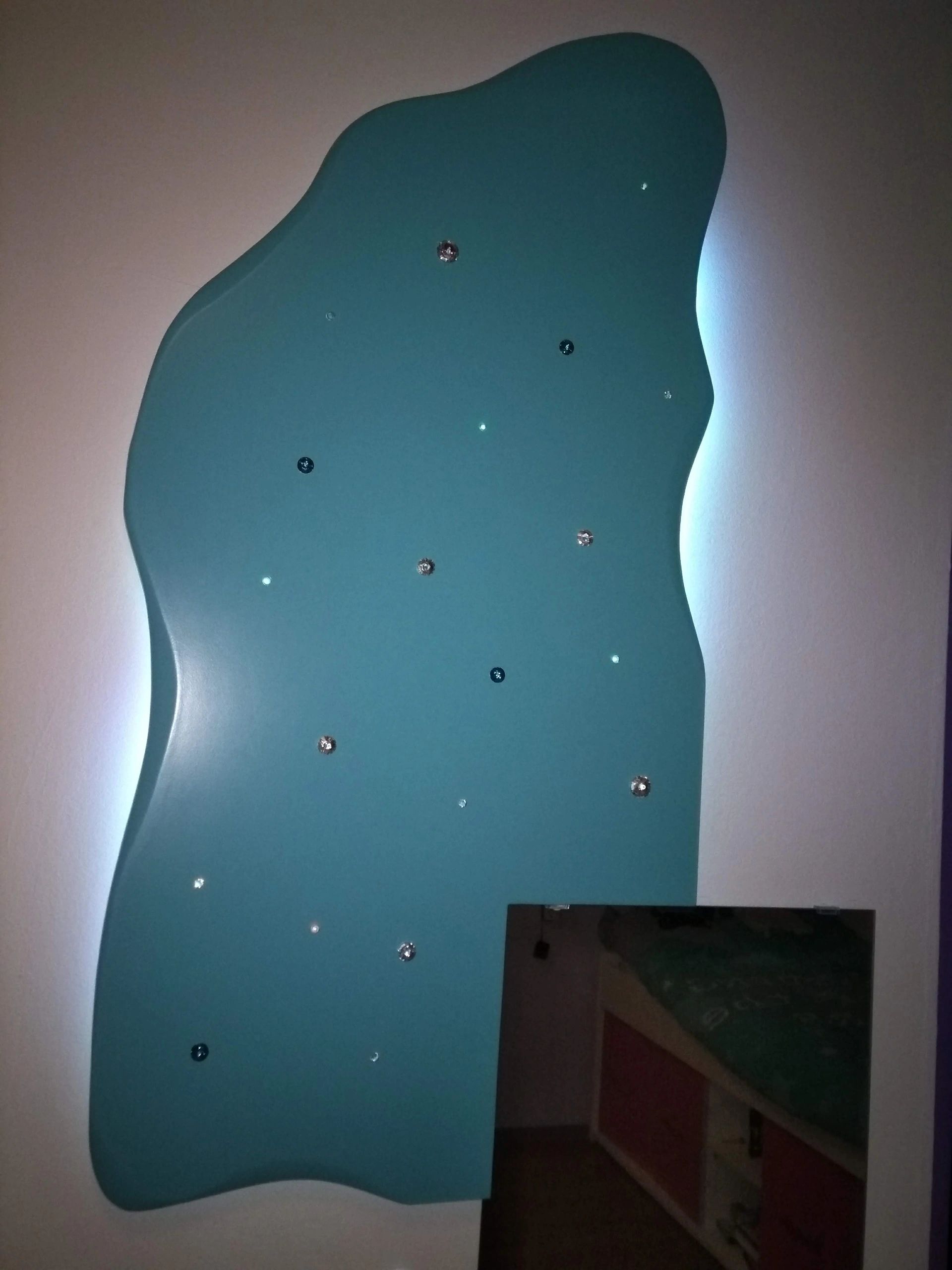 Aluminium ledstrip profiel opbouw 2M - 7 mm hoog - compleet met afdekkap