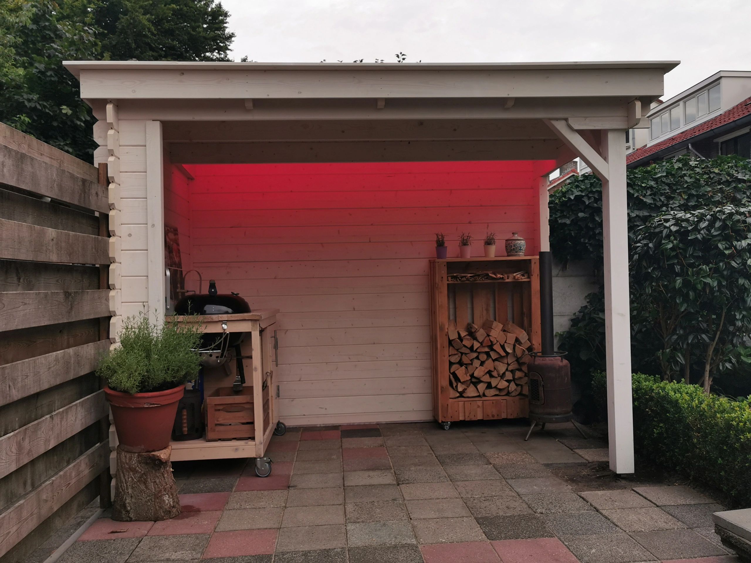 Aluminium ledstrip profiel opbouw 3M - 7 mm hoog - compleet met afdekkap