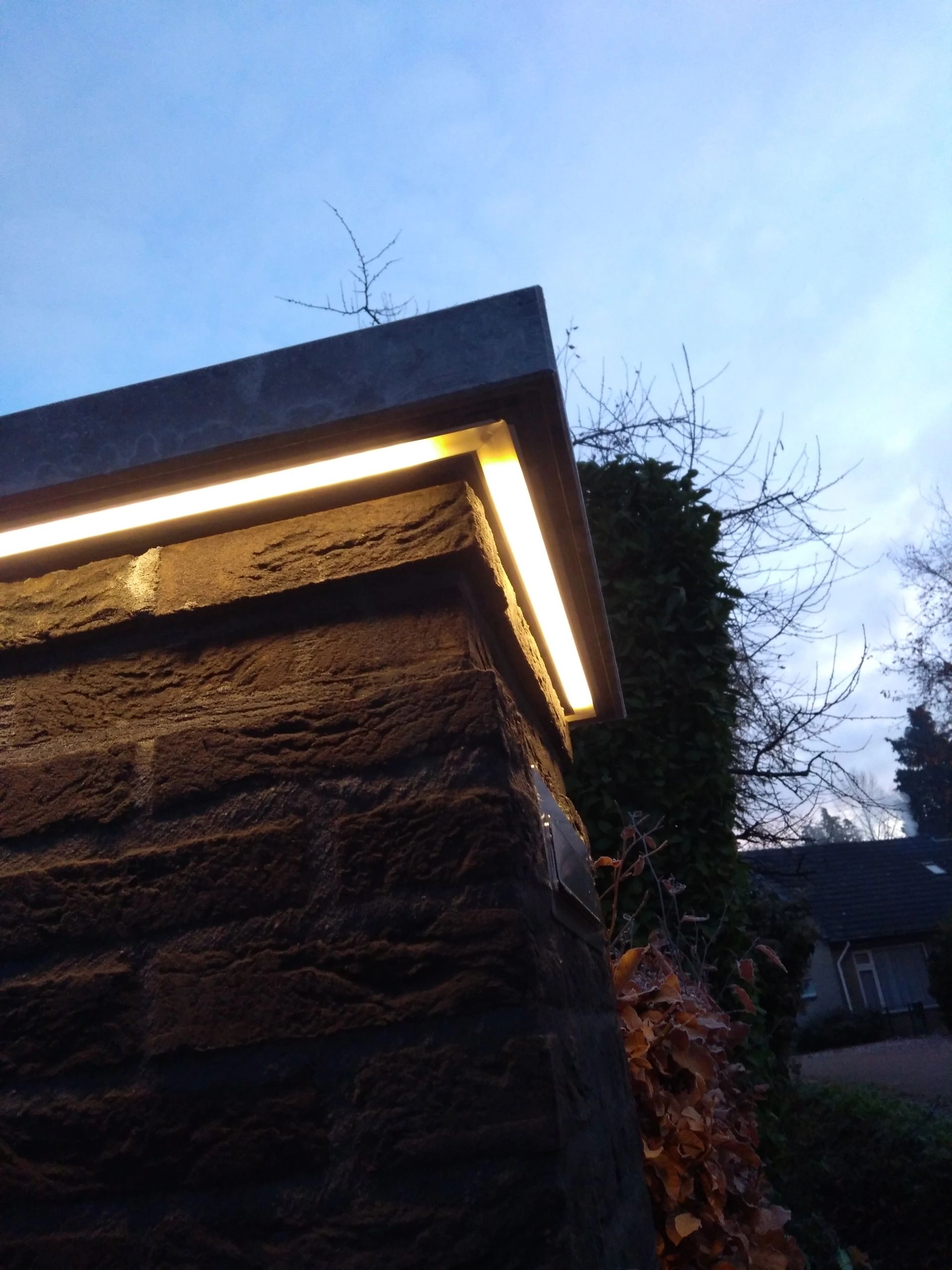 Led strip profiel breed inbouw laag 3 meter