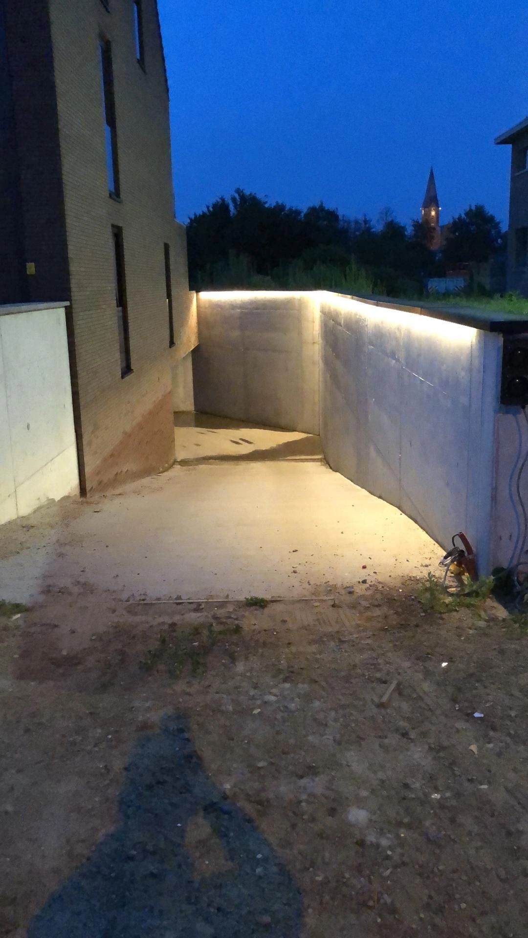 5 meter Neon Led Flex Warm Wit Midi Top View - losse strip