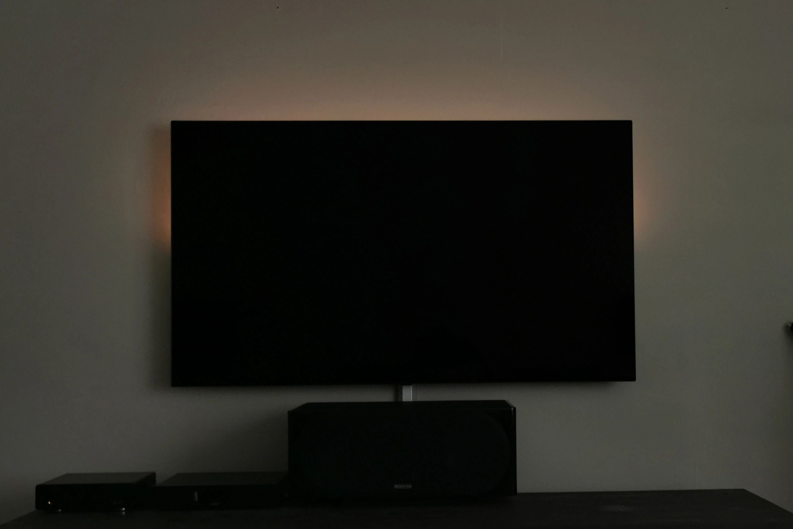 TV backlight set met 1 RGBWW ledstrip voor TV’s <32 inch