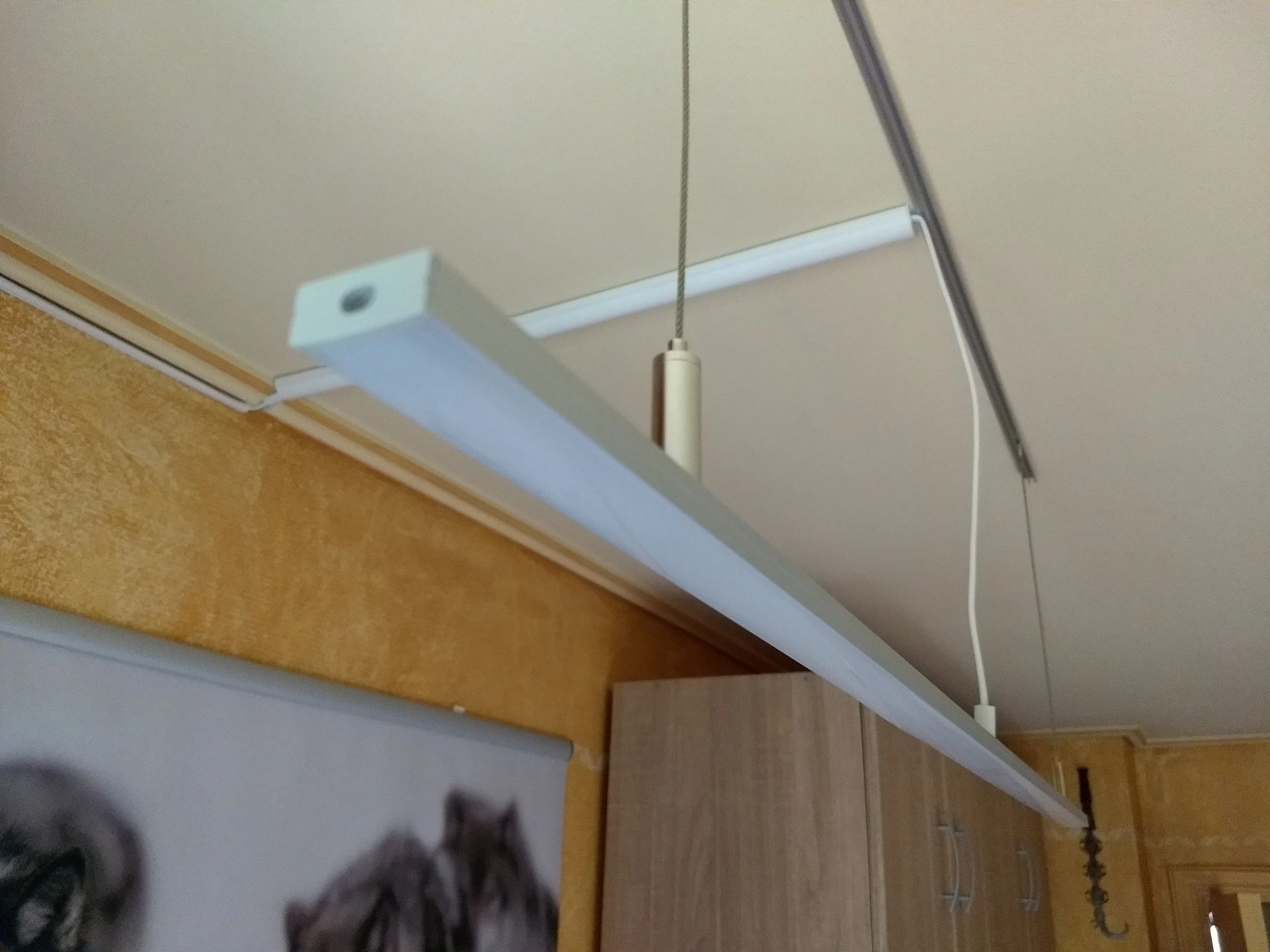 Ledstrip profiel breed opbouw laag model - compleet inclusief afdekkap 1 meter