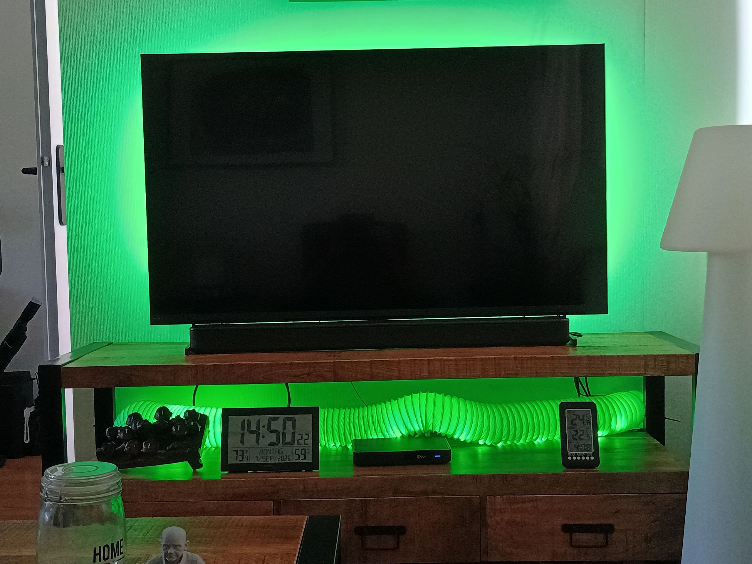TV led strip set met 4 RGB strips voor TV’s > 60 inch