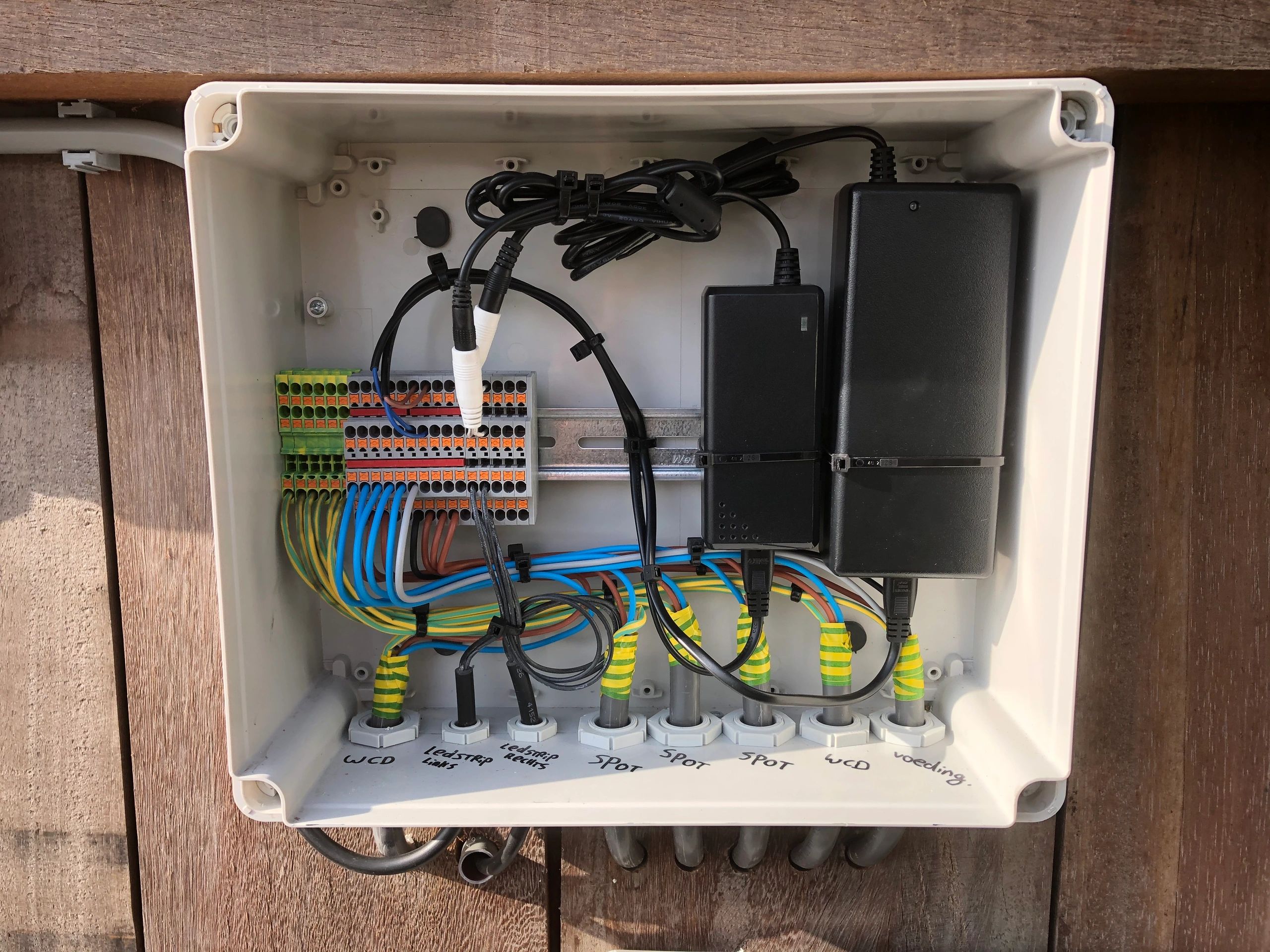 Ledstrip hoekprofiel zwart - Slim line - compleet inclusief afdekkap 1 meter