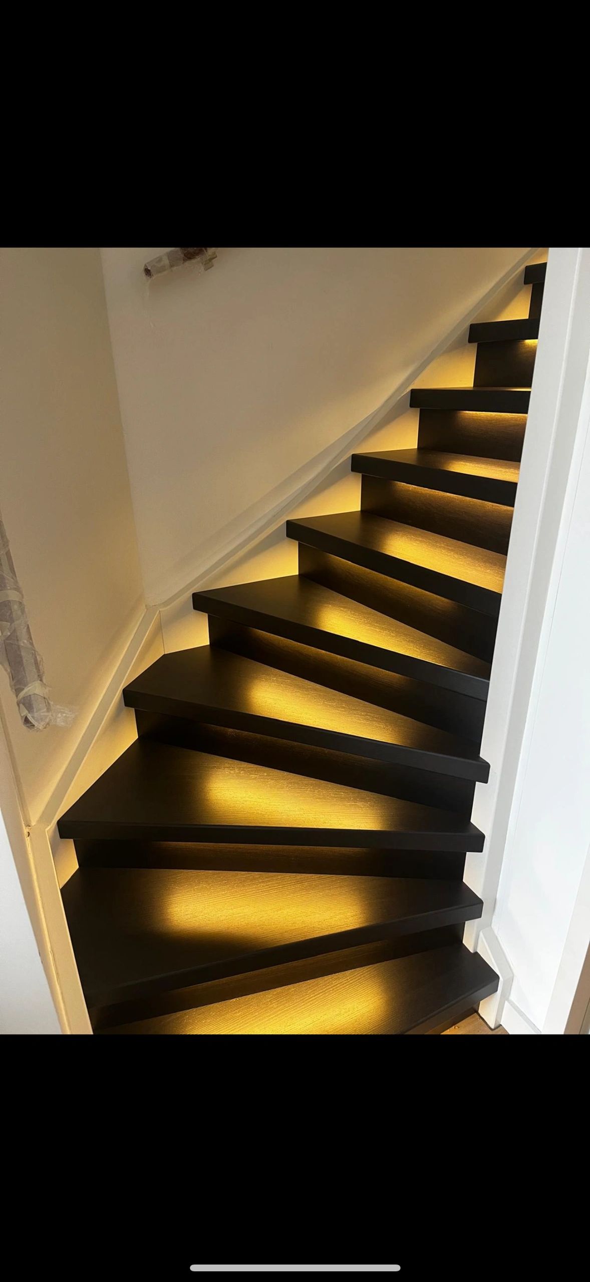 Trapverlichting COB led strip Warm Wit complete set 50 CM