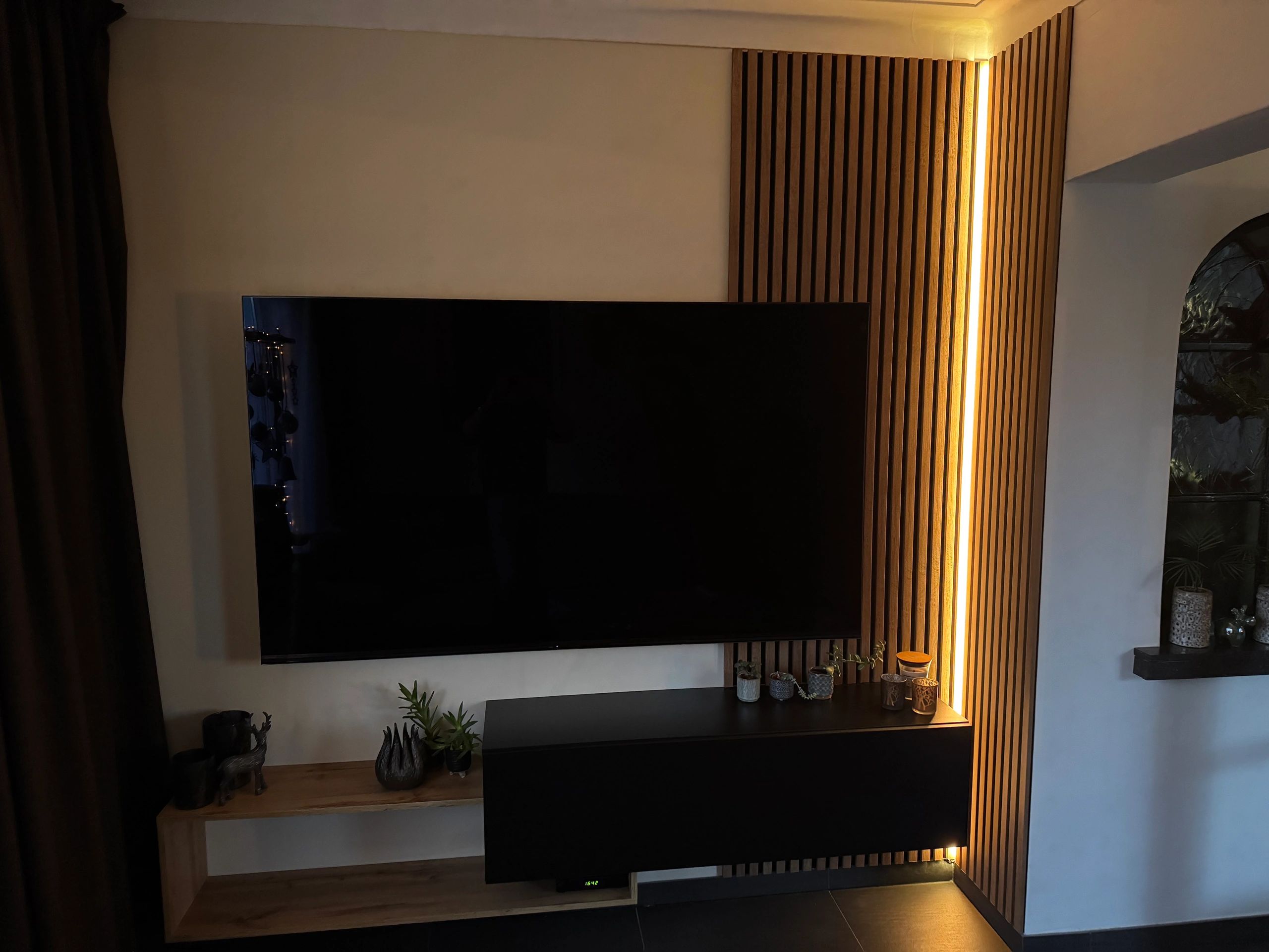 1 meter led strip Warm Wit Pro - complete set