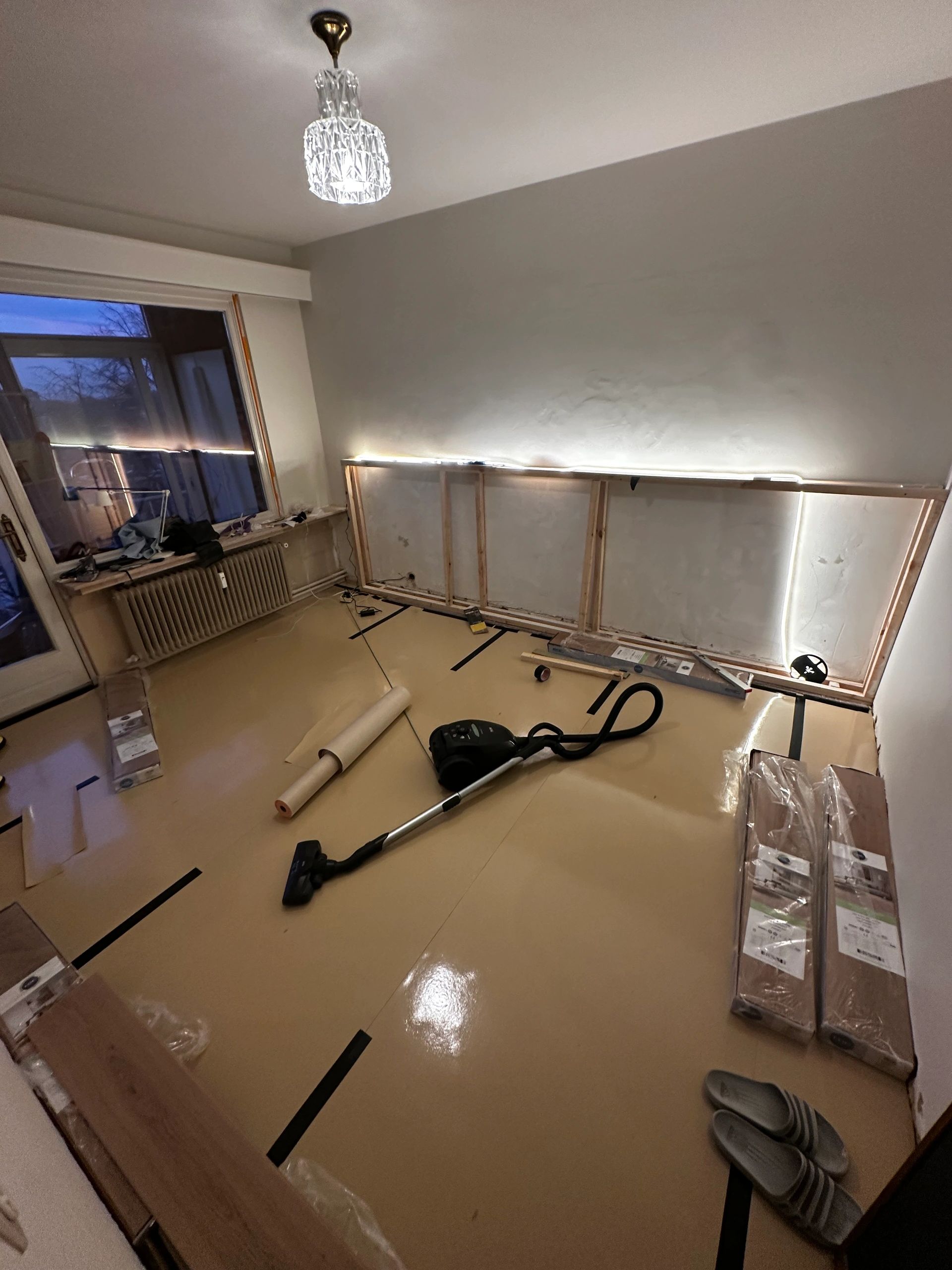 5 meter Warm Wit led strip COB met 504 leds per meter - complete set