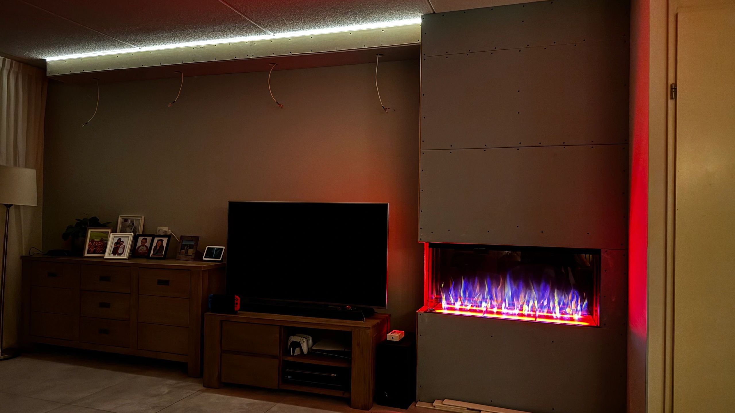 1 meter complete set witte led strip met Zigbee controller