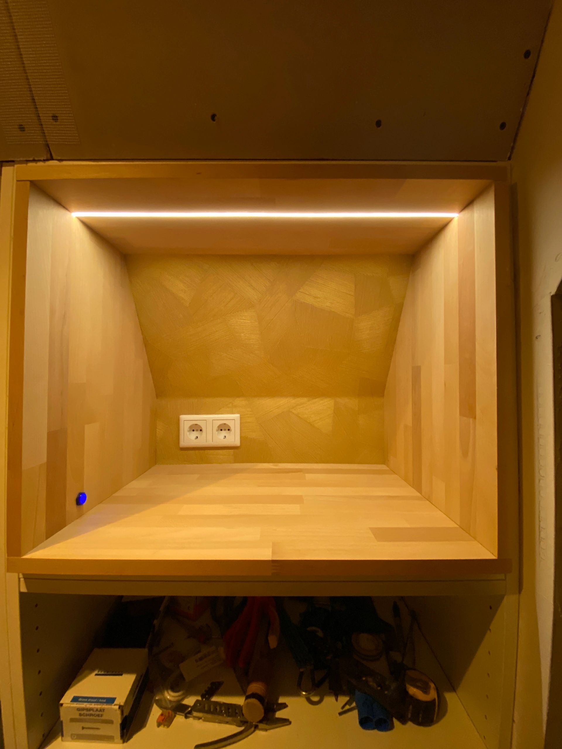 3 meter Neon LED Flex Midi recht Warm Wit - complete set neon verlichting