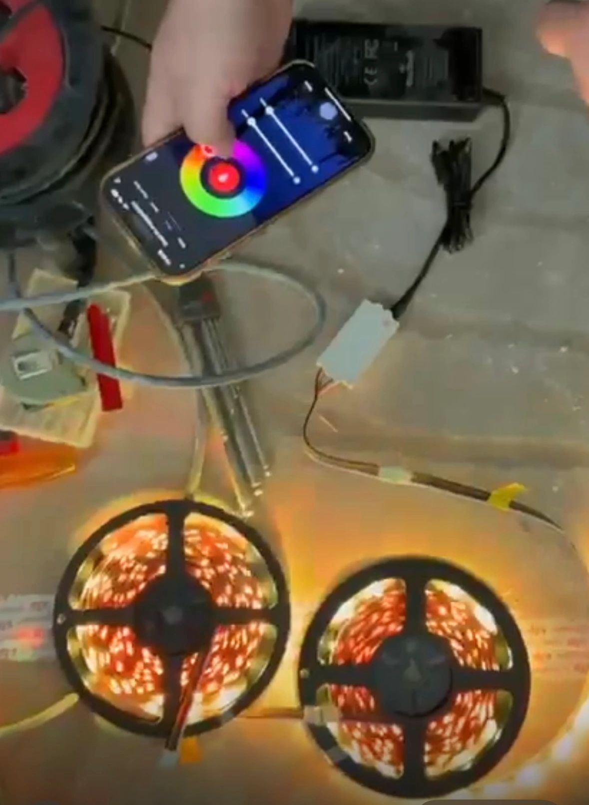 18 meter Helder Wit led strip COB met 600 leds per meter - complete set