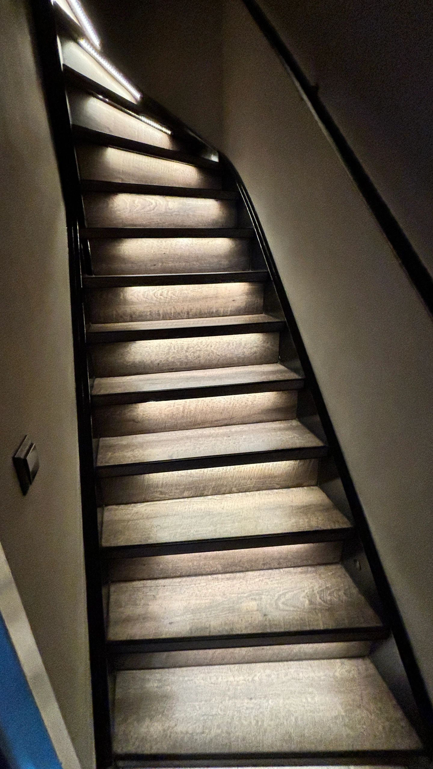 Trapverlichting COB led strip Warm Wit complete set 50 CM