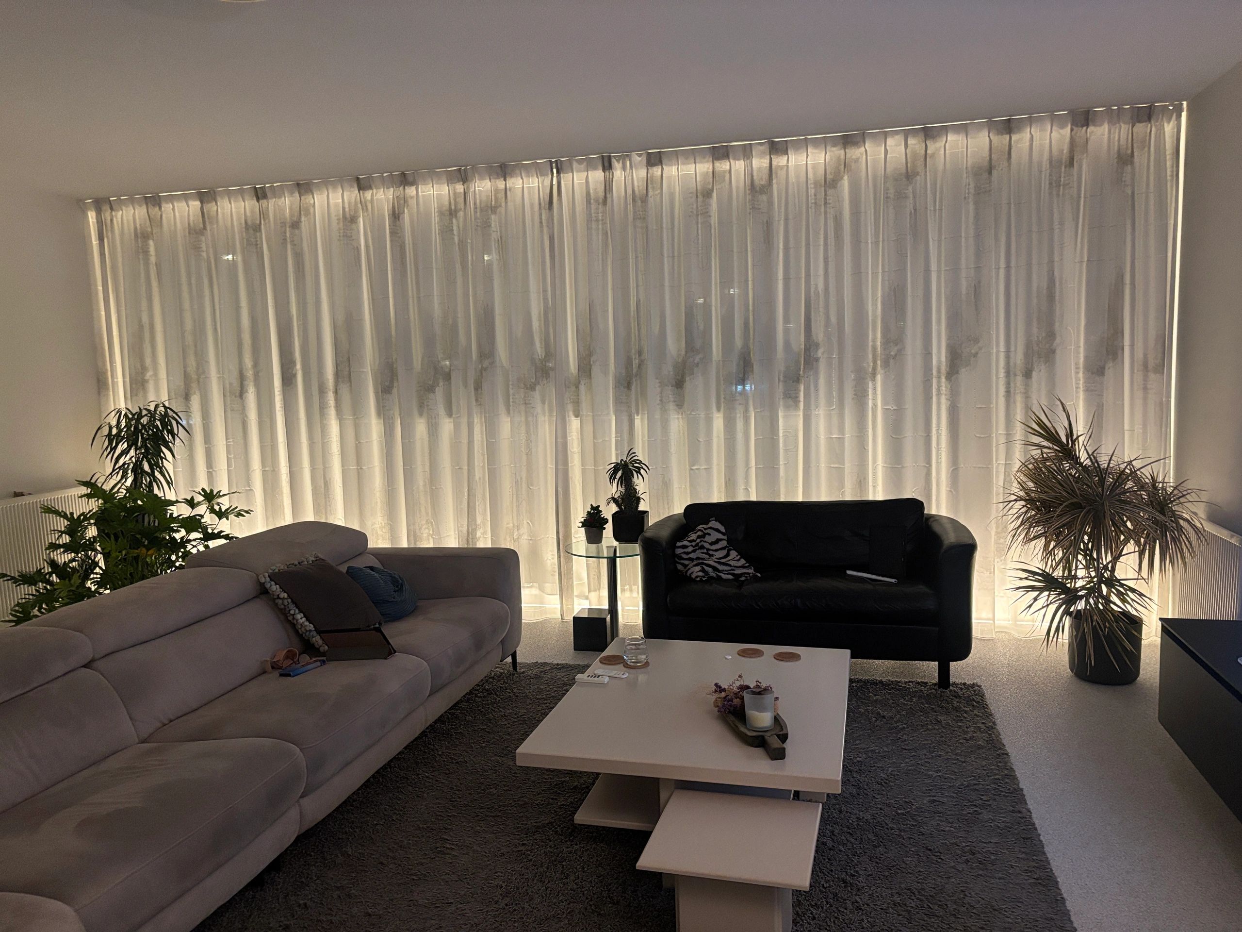 10 meter Warm Wit led strip COB met 600 leds per meter - complete set