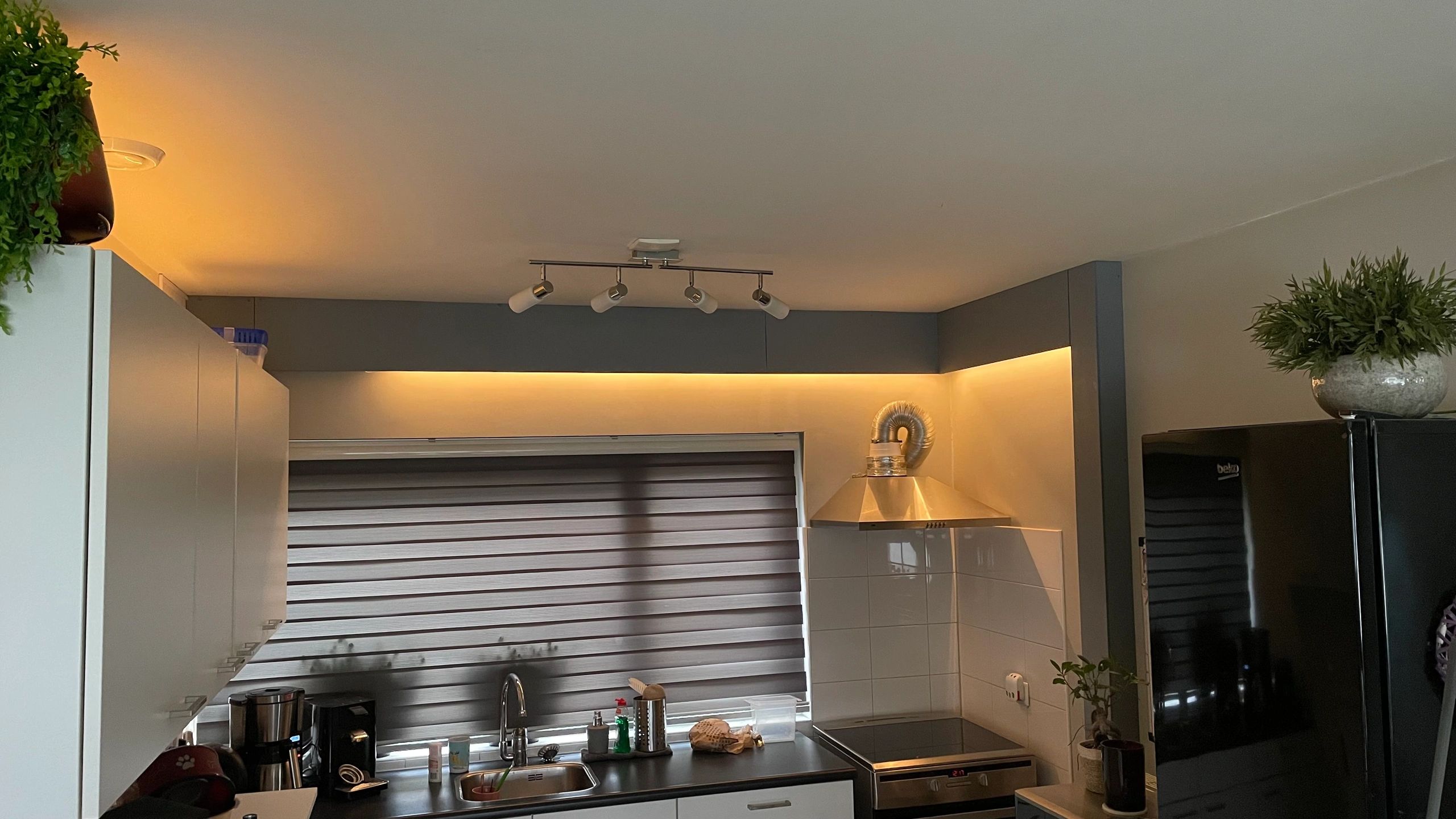 5 meter Neon Led Flex Warm Wit Midi recht - losse strip
