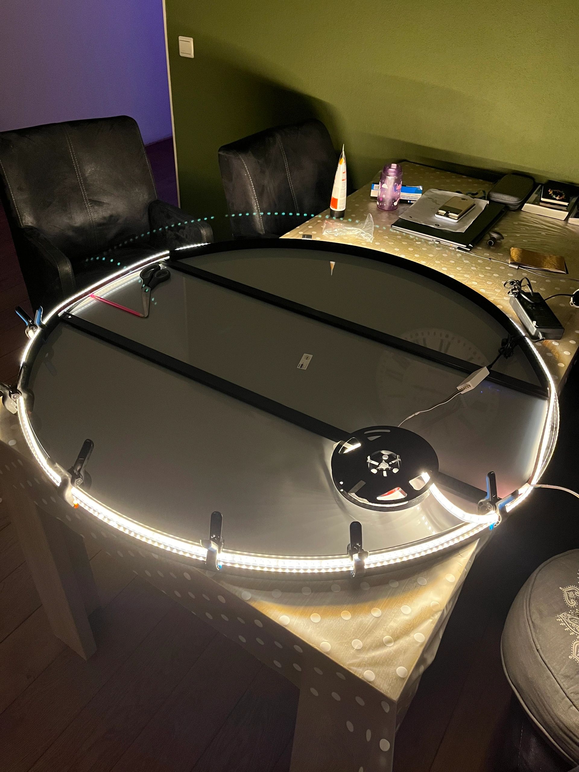 18 meter complete set RGBWW led strip met Zigbee controller