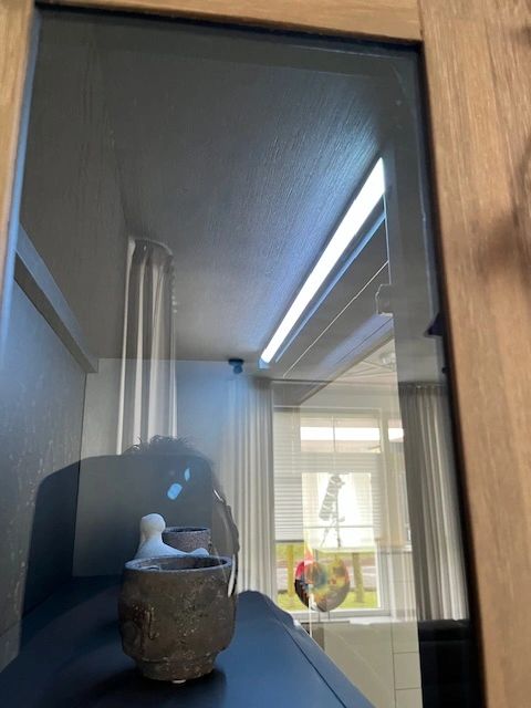 Ledstrip hoekprofiel zwart - Slim line - compleet inclusief afdekkap 2 meter