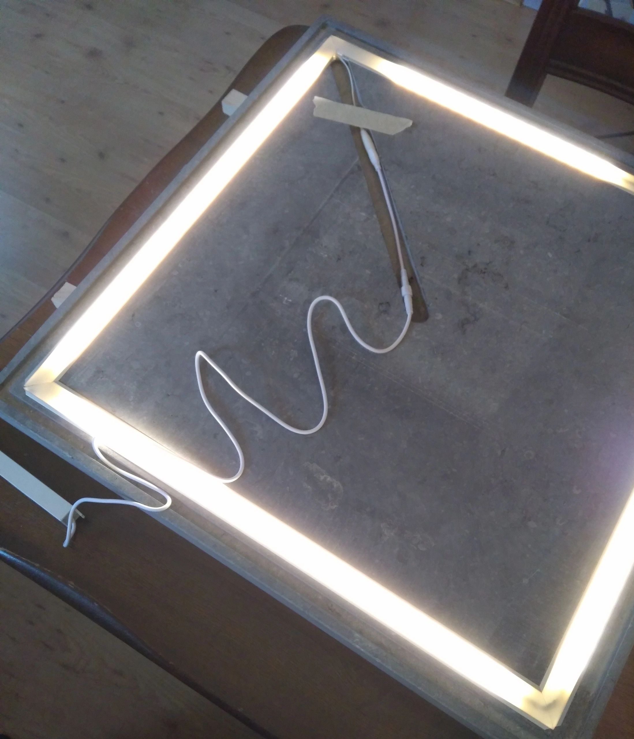 Led strip profiel breed inbouw laag 3 meter