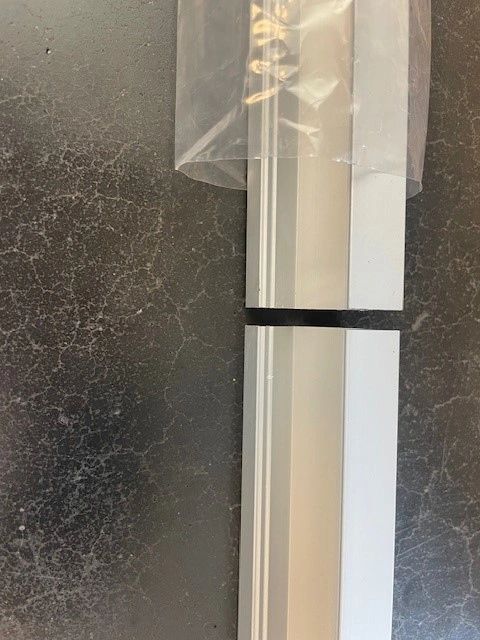 Ledstrip profiel hoek Basic line - compleet inclusief afdekkap 4 meter