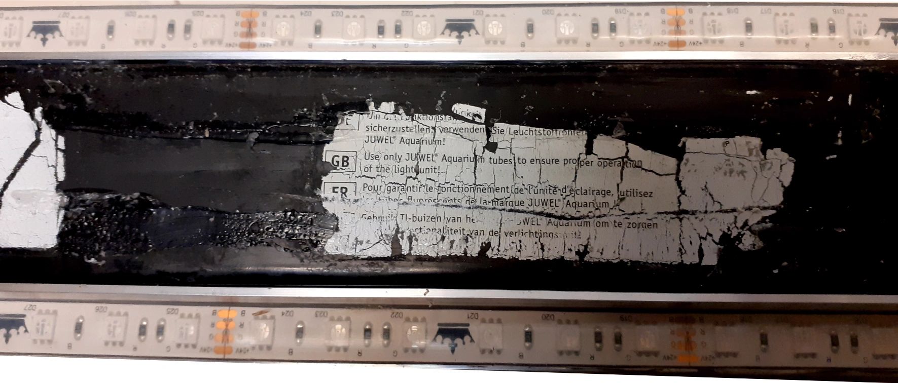 2 x RGB led strip: 100 - 150 cm complete set