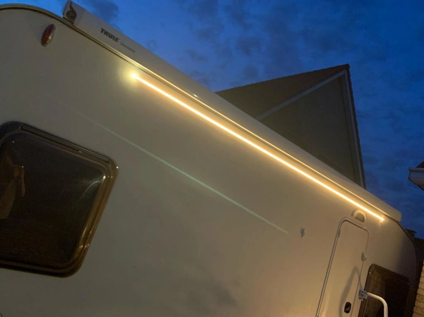 3 meter Neon LED Flex Midi recht Warm Wit - complete set neon verlichting