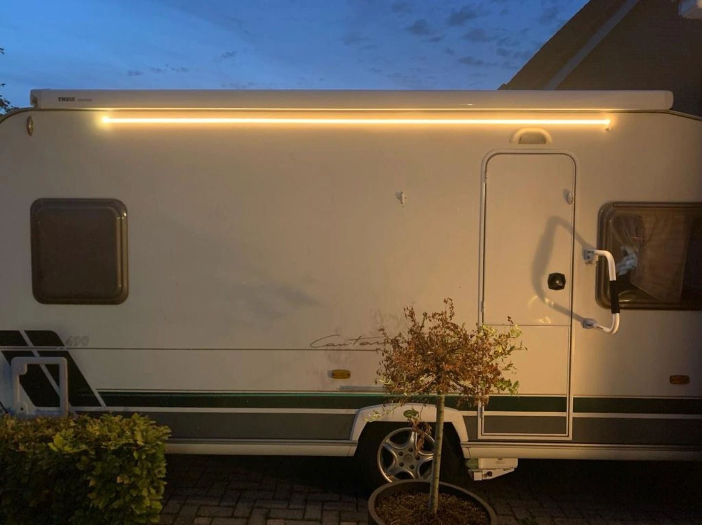 3 meter Neon LED Flex Midi recht Warm Wit - complete set neon verlichting