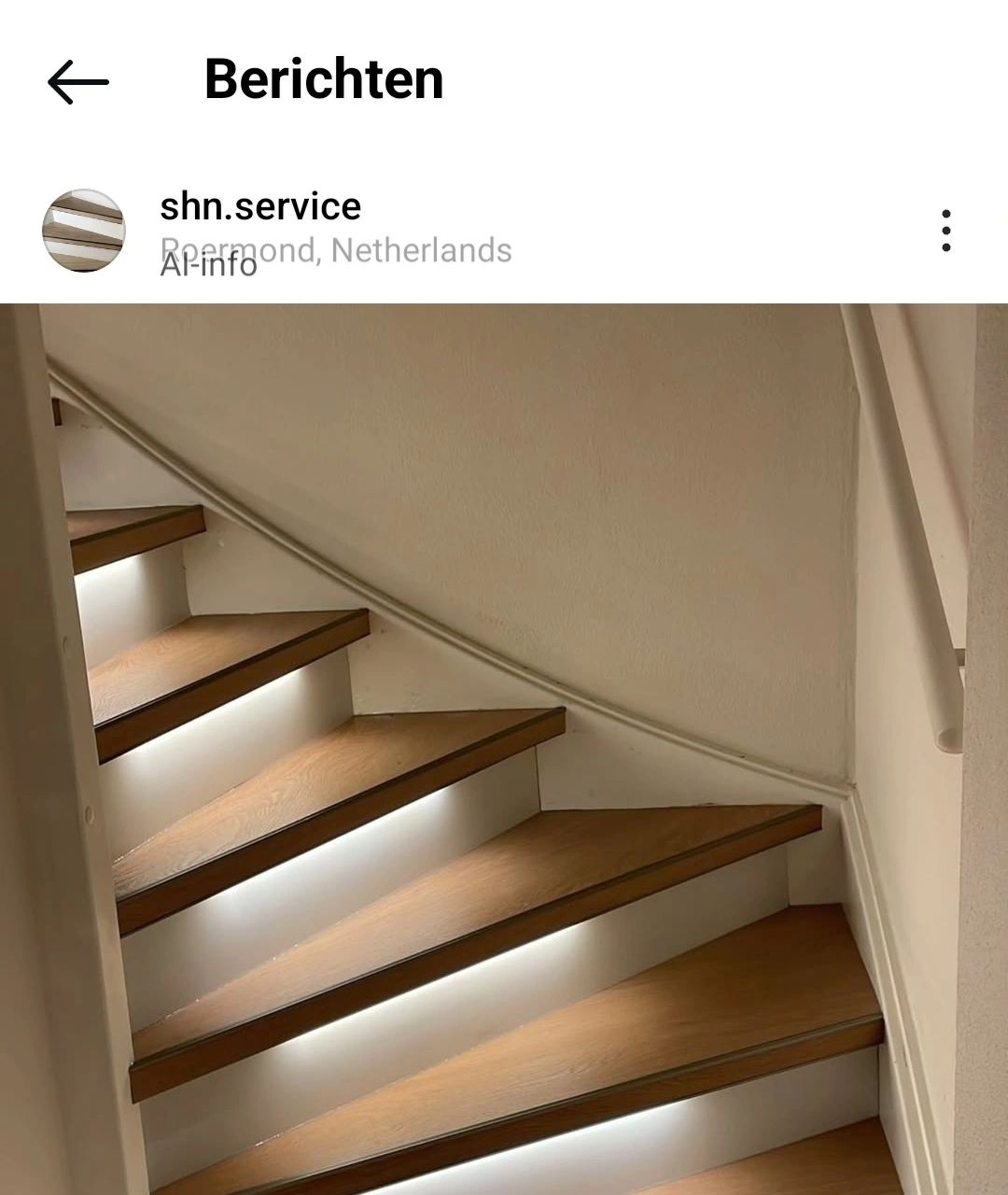 Trapverlichting COB led strip Warm Wit complete set 50 CM