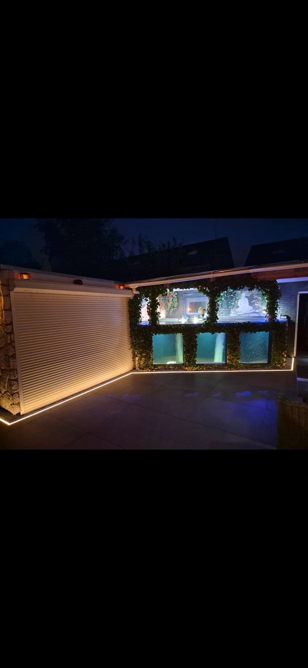 Ledstrip profiel opbouw Hoog model - compleet inclusief afdekkap 1 meter 15 mm