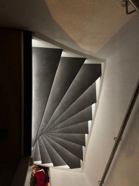 Losse trapverlichting led strip in profiel Warm Wit