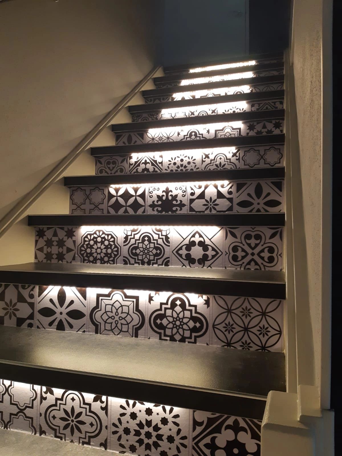 Trapverlichting Zigbee led strip Warm Wit - Complete set 50 cm