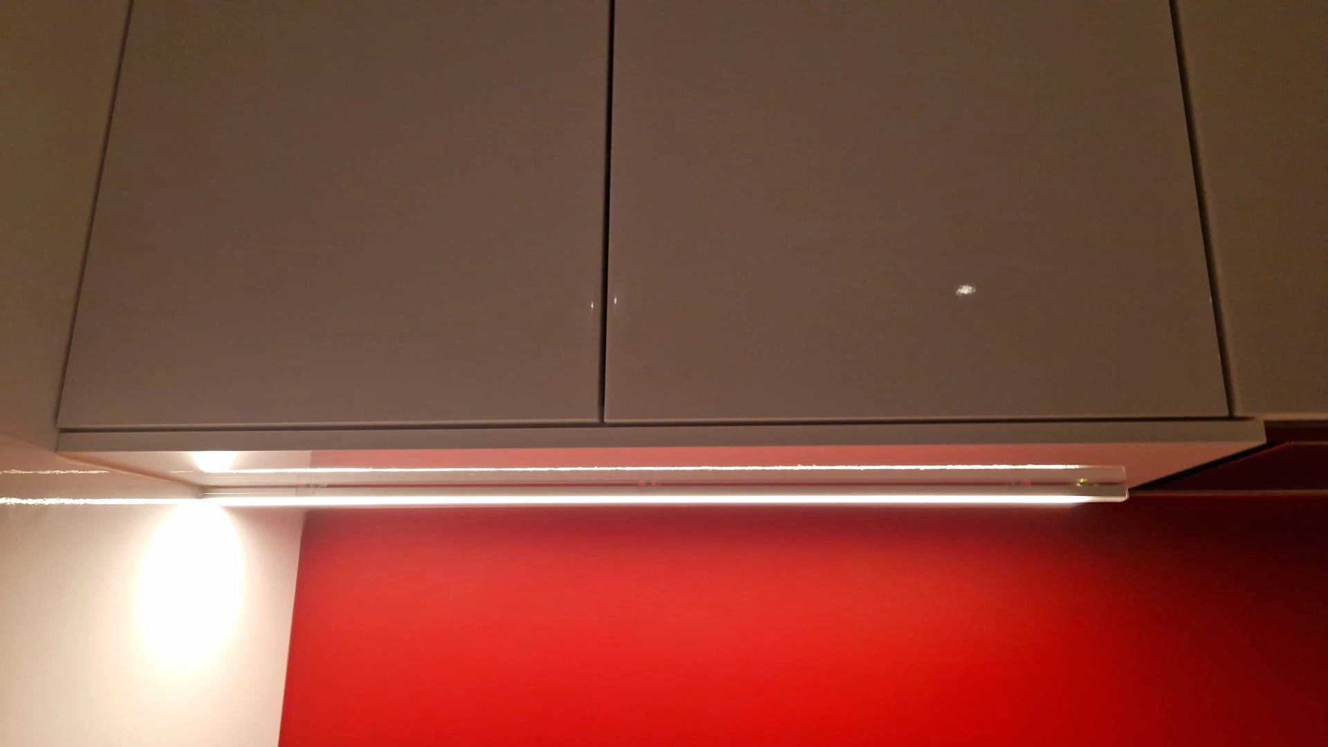Ledstrip profiel breed opbouw laag model - compleet inclusief afdekkap 1 meter